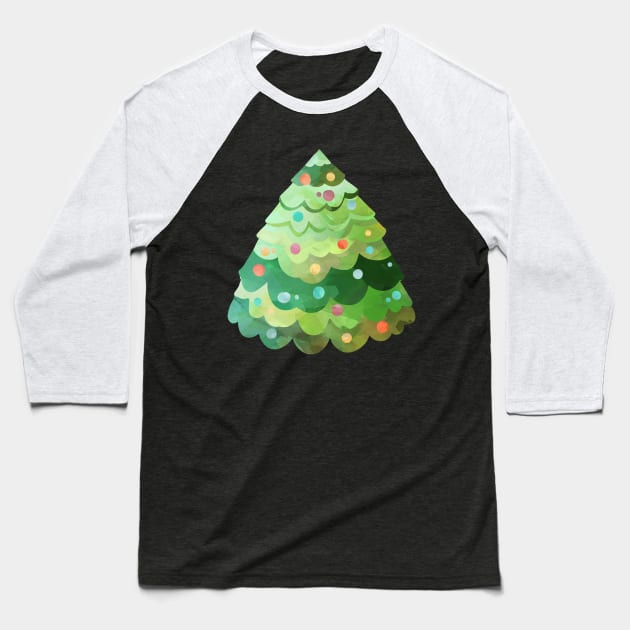 Christmas tree Baseball T-Shirt by MiRaFoto